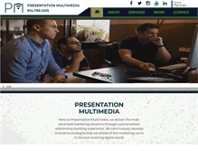 Tablet Screenshot of presentationmultimedia.com